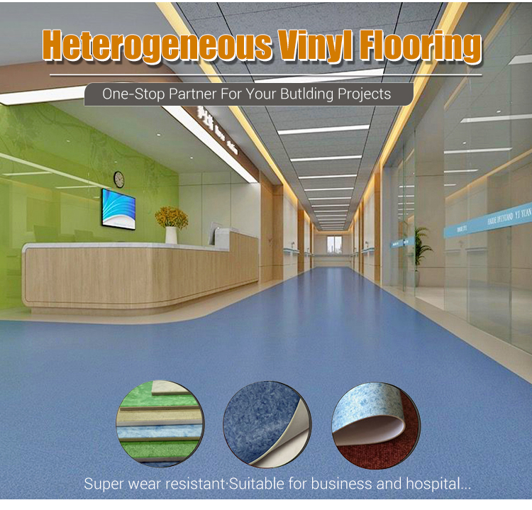 Heterogeneous Flooring – Multi-Layered Vinyl Flooring for Commercial & Residential Use - Image 3