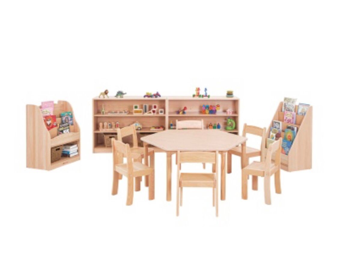 Hexagon Table – Modern & Spacious Multi-Seater Table - Image 6