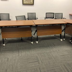 Double Moveable Folding Table – Sturdy & Space-Saving Design